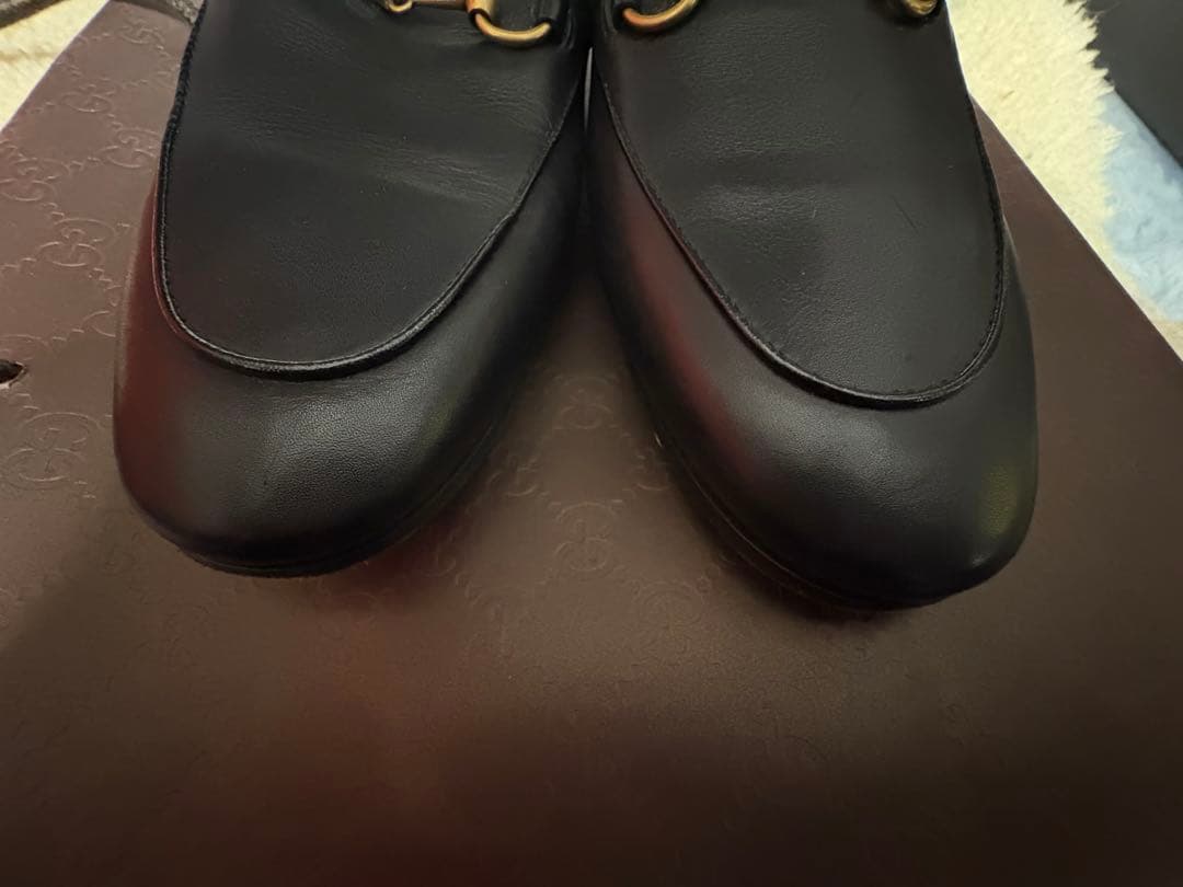 GUCCI ローファー 39ゴールドチェーン