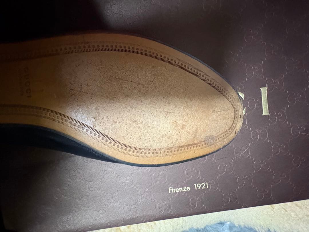 GUCCI ローファー 39ゴールドチェーン