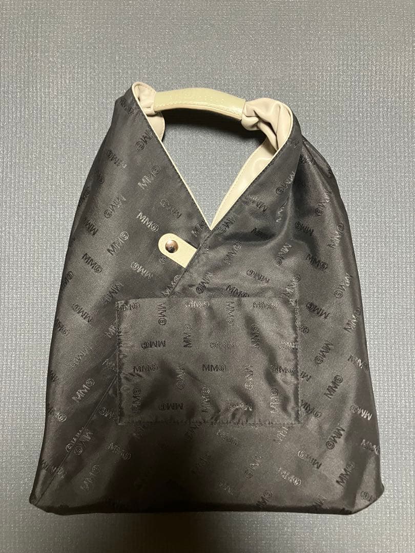 タグあり MM6 ジャパニーズバッグ クラシック スモール ライトグレー
