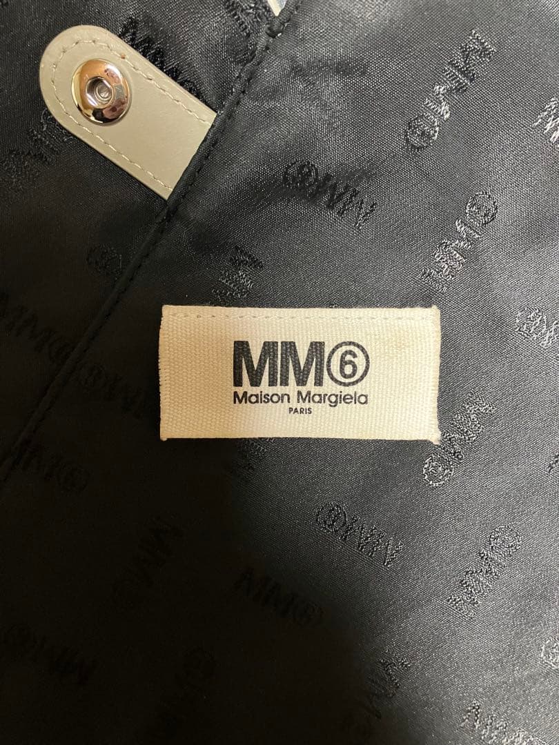 タグあり MM6 ジャパニーズバッグ クラシック スモール ライトグレー