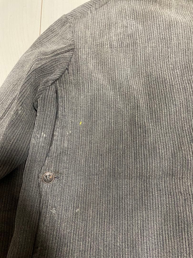 40s コットンピケ　ハンティングジャケット　フレンチヴィンテージ