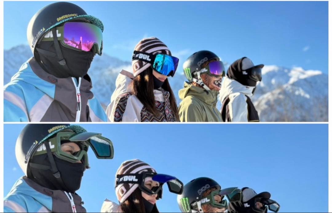 OWL OPTICAL ゴーグル ベージュ ベント跳ね上げ 未使用品