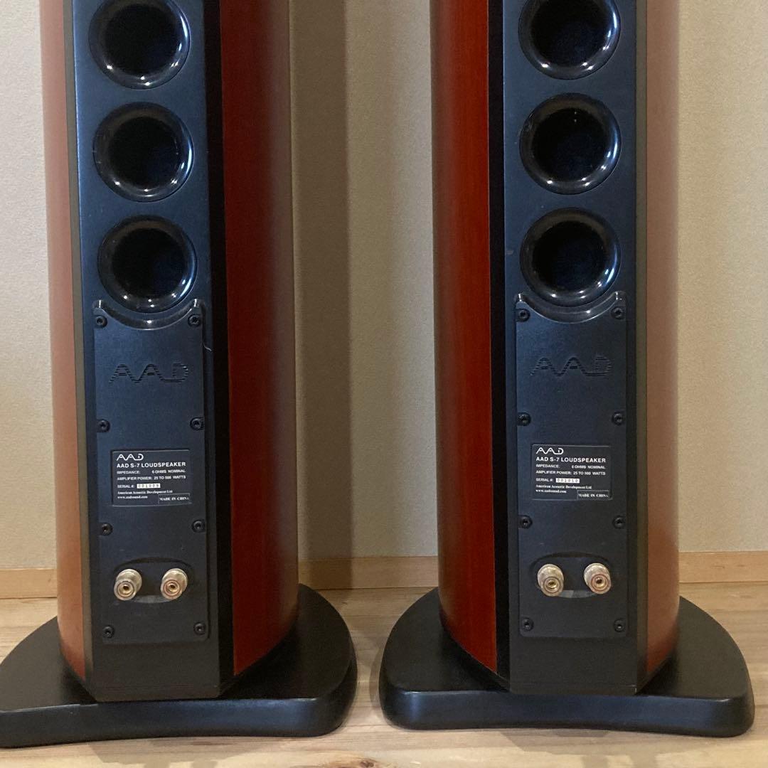 無料配送　AAD S-7 LOUD SPEAKER PAIR スピーカー　美品