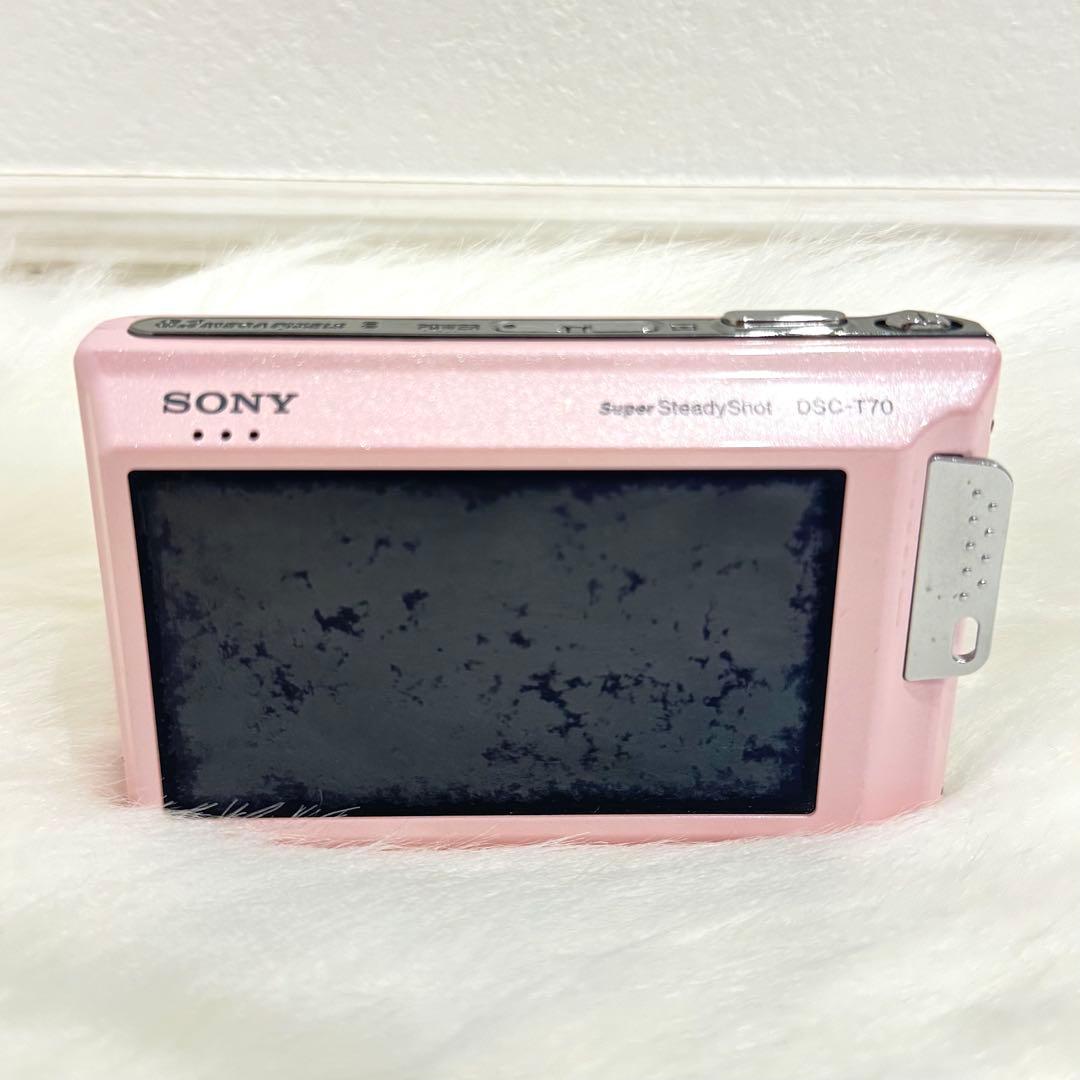 【美品】　SONY ソニー　サイバーショット DSC-T70 デジカメ　ピンク