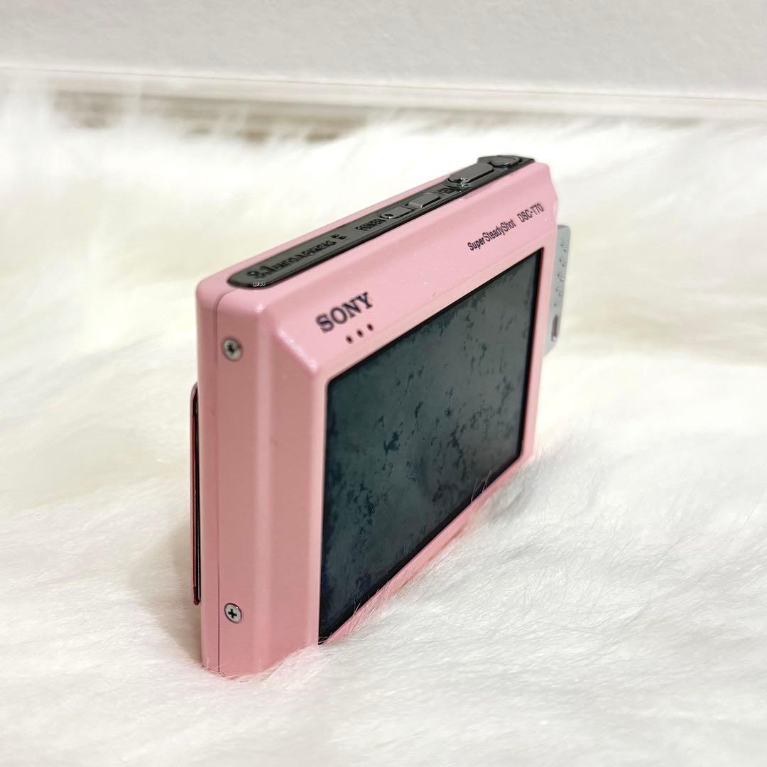 【美品】　SONY ソニー　サイバーショット DSC-T70 デジカメ　ピンク