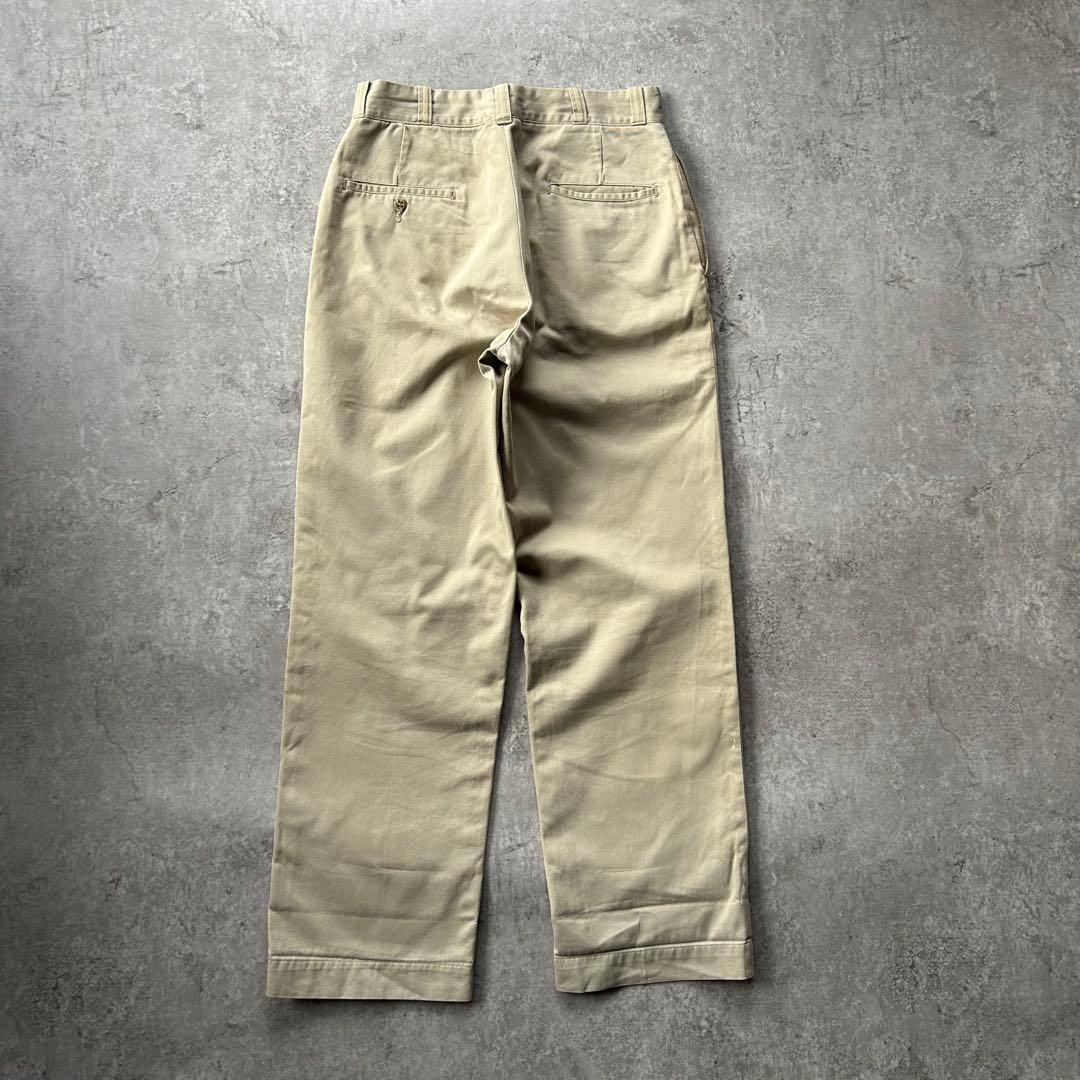 70s usarmy ミリタリーチノパン カーキ/ベージュ 29×30