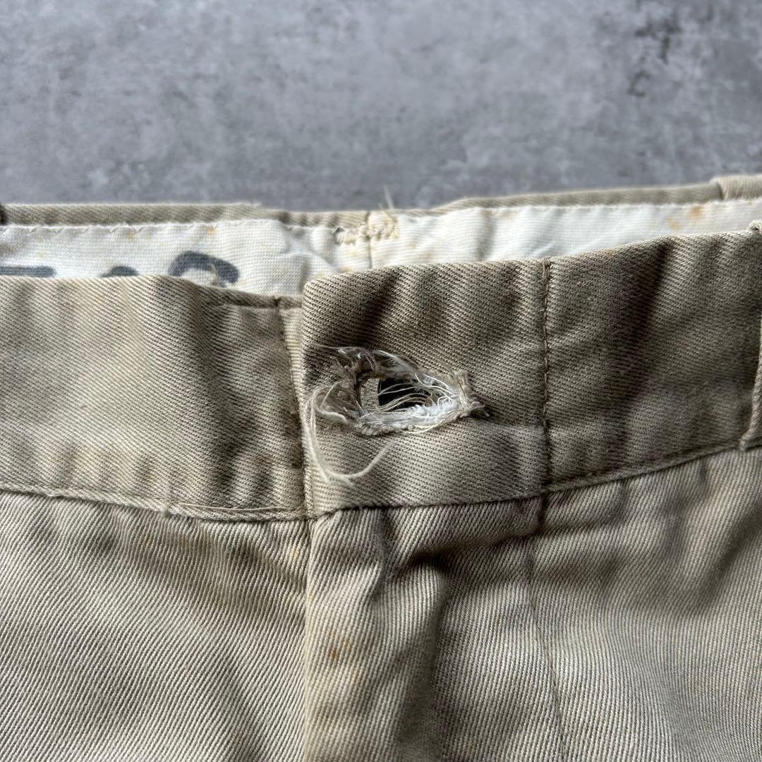 70s usarmy ミリタリーチノパン カーキ/ベージュ 29×30