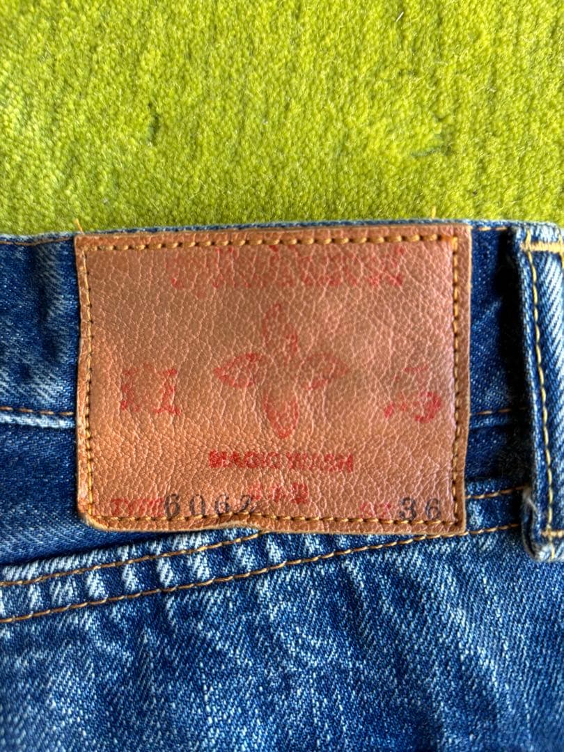 Ys スポテッドホースストレートデニム M ブルー