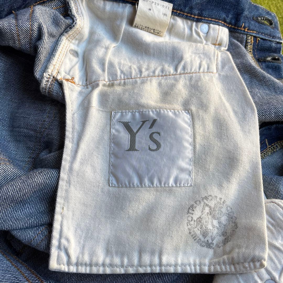 Ys スポテッドホースストレートデニム M ブルー