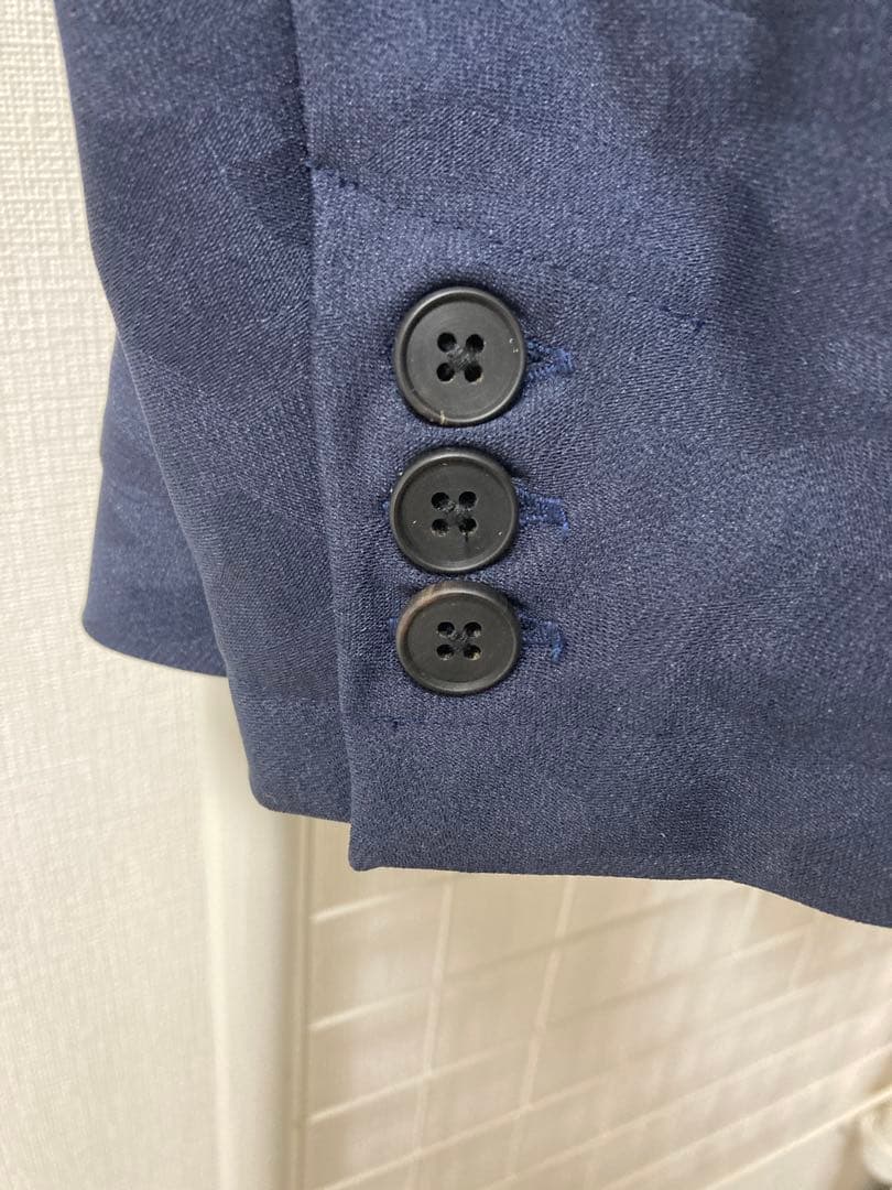 ジュンハシモト　カモフラージュ柄セットアップ　ネイビー