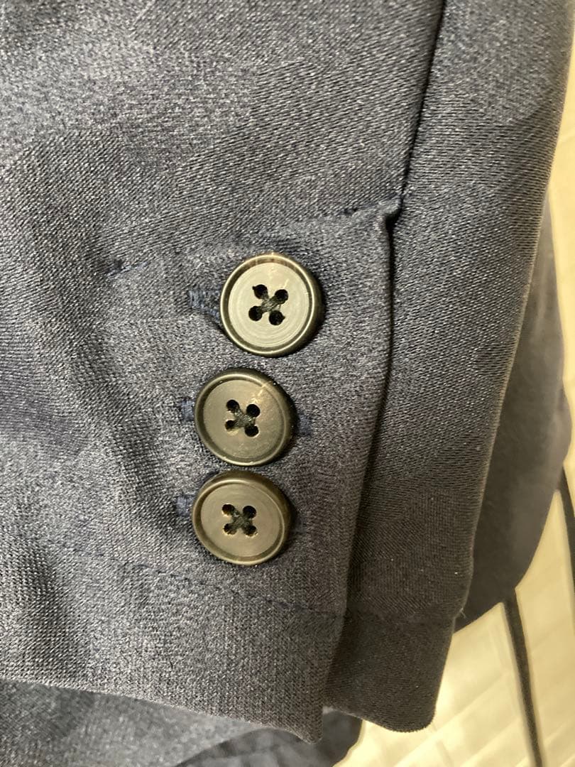 ジュンハシモト　カモフラージュ柄セットアップ　ネイビー