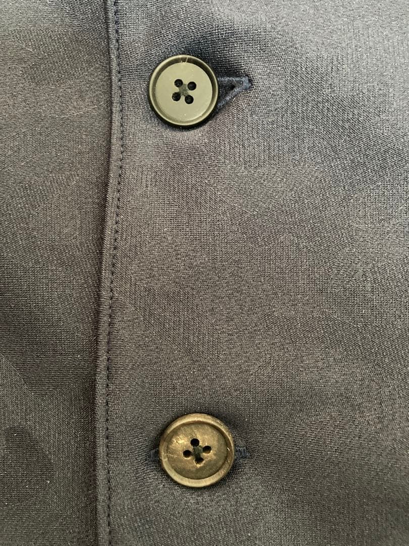 ジュンハシモト　カモフラージュ柄セットアップ　ネイビー