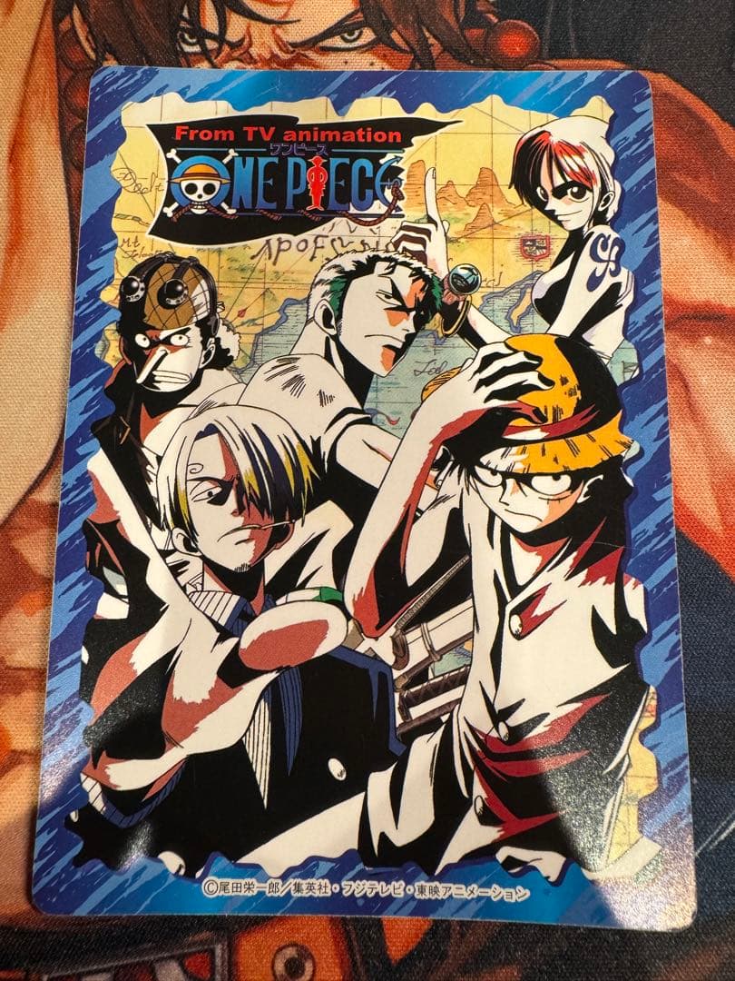 ⭐︎希少⭐︎当時品⭐︎ ワンピース ルフィ & シャンクス カード No. 2