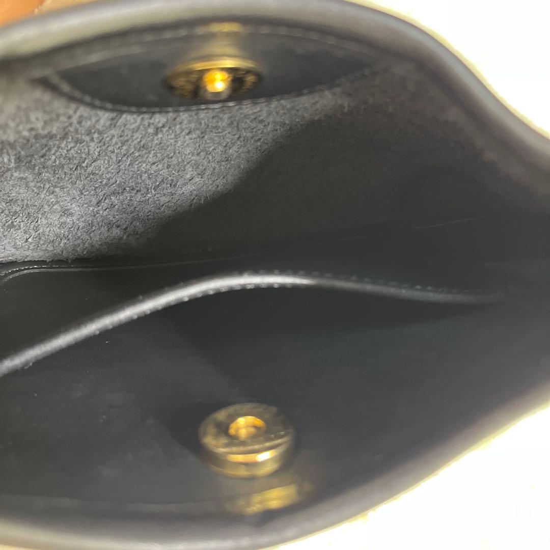 バッグ OLD COACH coach ergo mini black leather