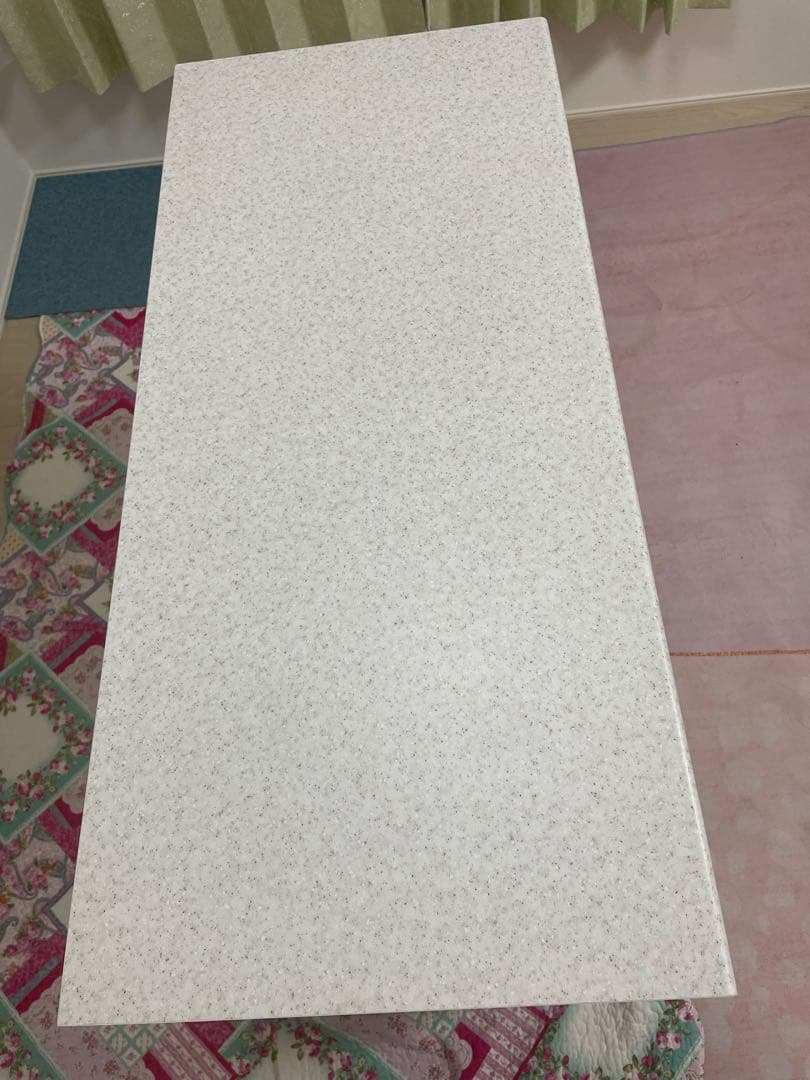 ニトリ　キッチンカウンター　アルミナ2 100CT WH 幅100