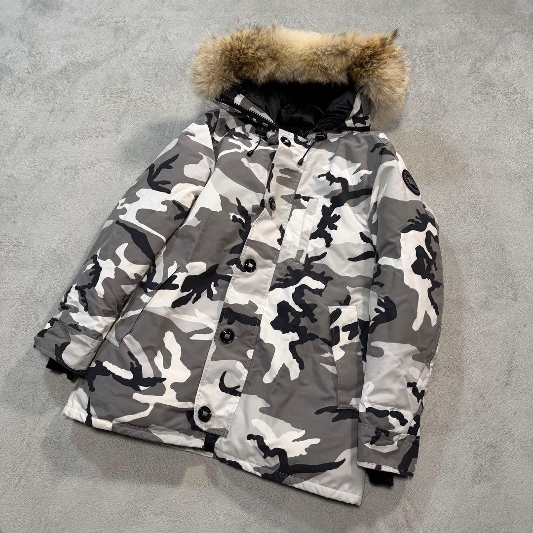 カナダグース　3426MB ダウンジャケット　Lサイズ グレー系　カモフラ