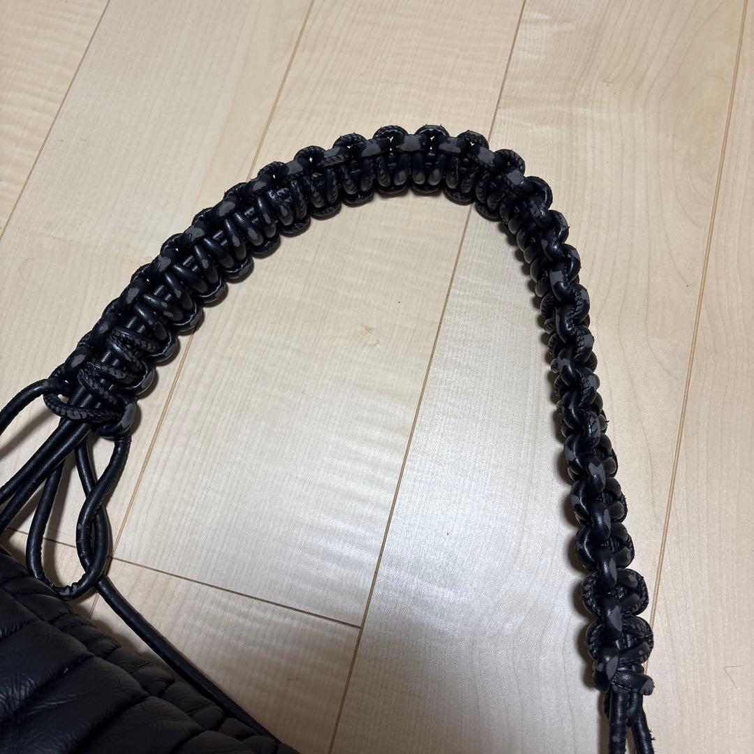 nutemperor ショルダーバック ブラックレザーショルダーバッグ