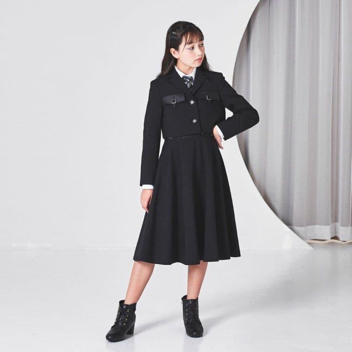 【美品】ブラック フォーマルドレス 160cm