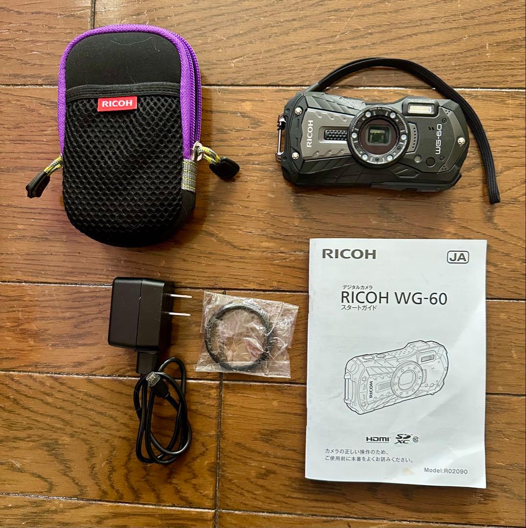 新品未使用 RICOH WG-60 デジタルカメラ 付属品付き