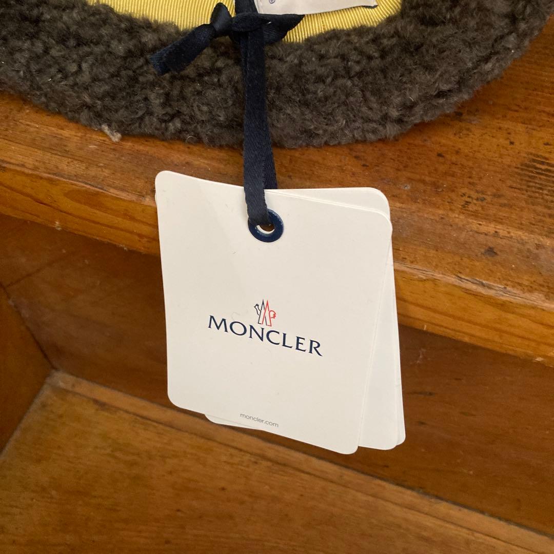 モンクレール ハット サイズL グレー 新品未使用