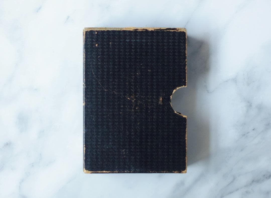 ドイツ 古書 アンティーク 勿忘草のメモリアルブック 青 洋書 希少 レア