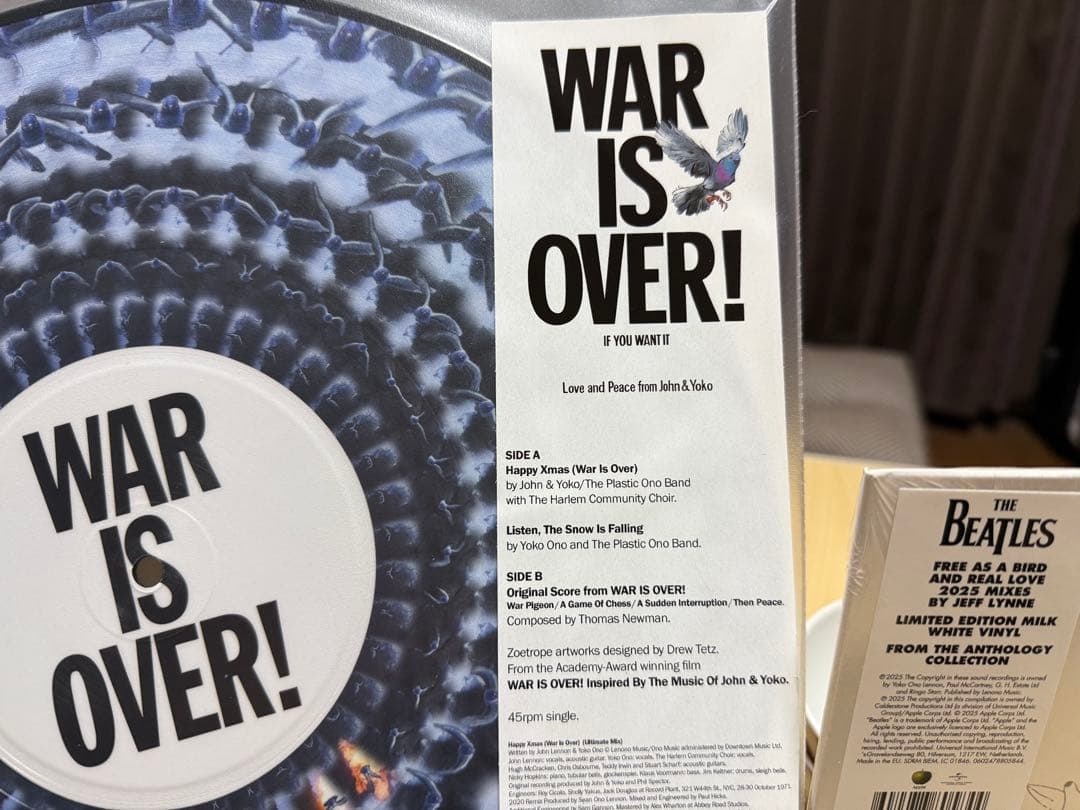 ビートルズ　ジョンレノン　限定レコード