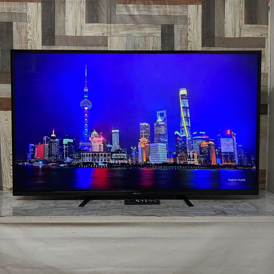 全国送料込❣️DMM55V型4K液晶ディスプレイHDRスピーカーリモコン