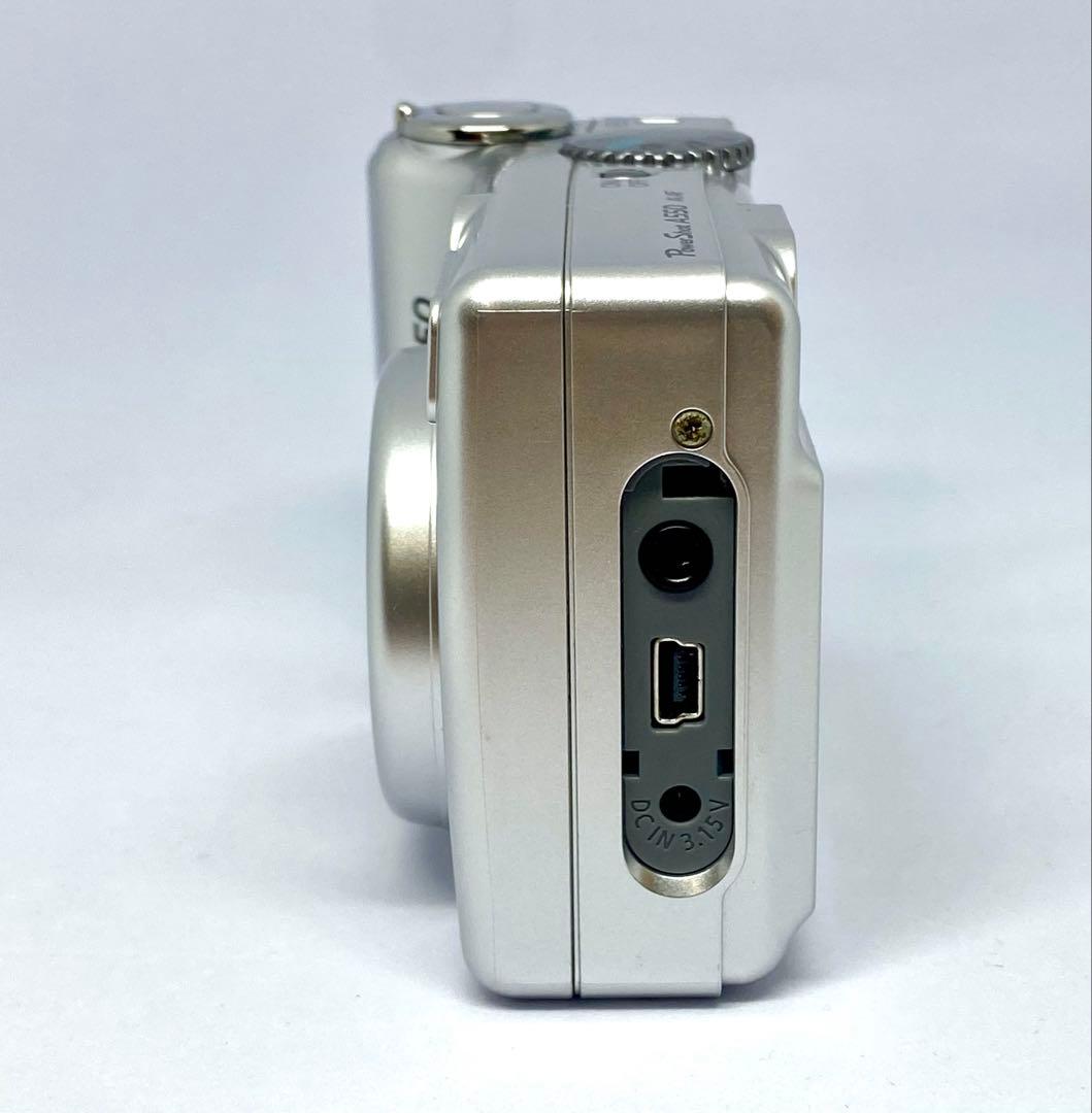 【美品】キャノン パワーショット A550 デジタル コンデジ 単三電池駆動