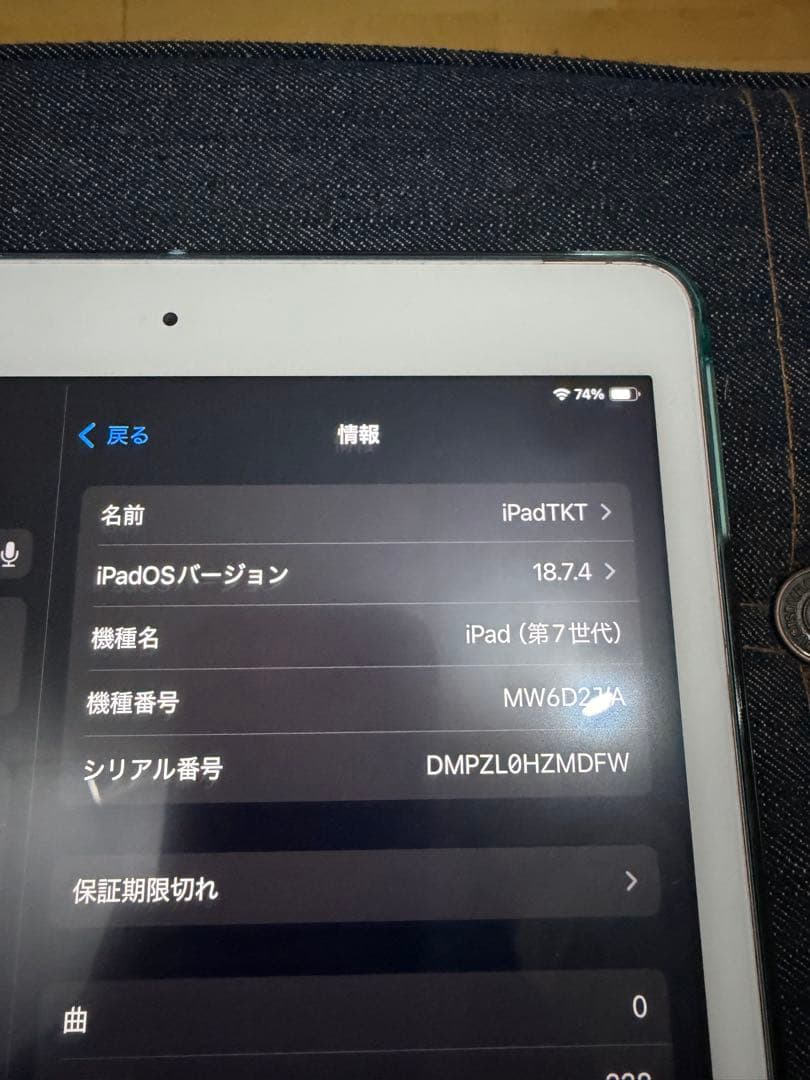 Apple iPad (第7世代) MW6D2J/A