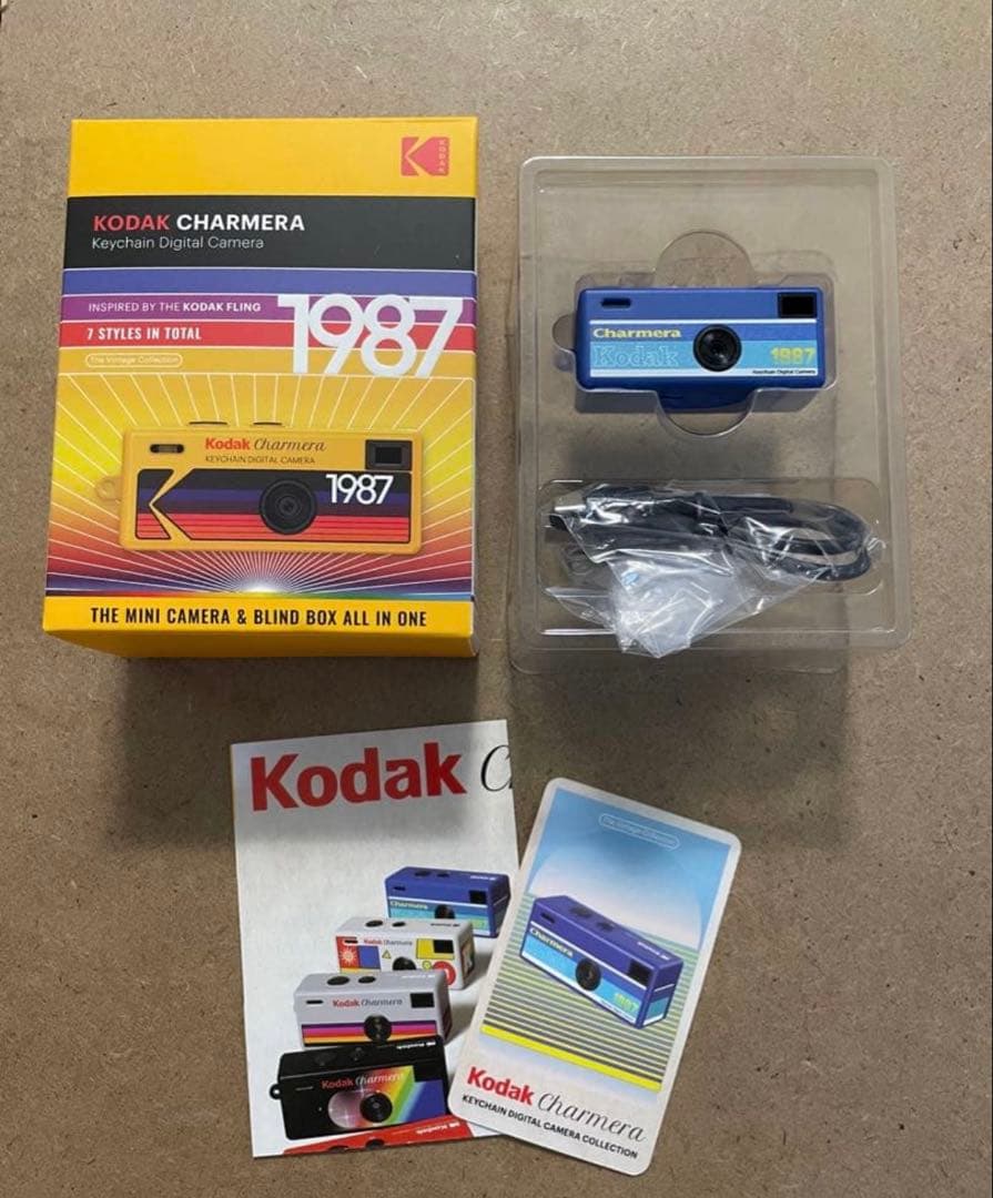 【青】charmera Kodak トイカメラ　チャーメラ　ブルー　青色