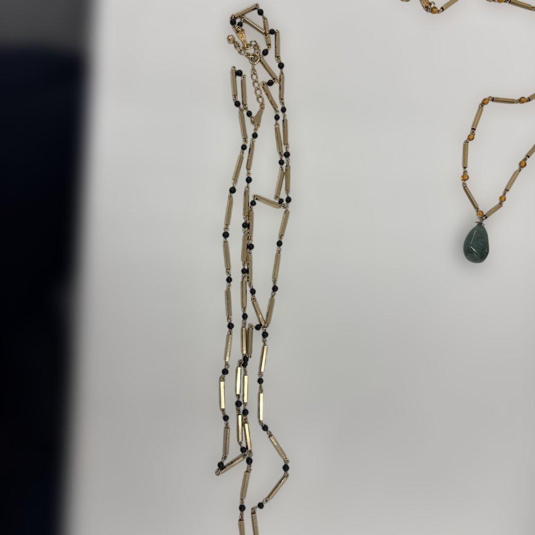 合馬公式アカウント1 多層デザイン ゴールドネックレス