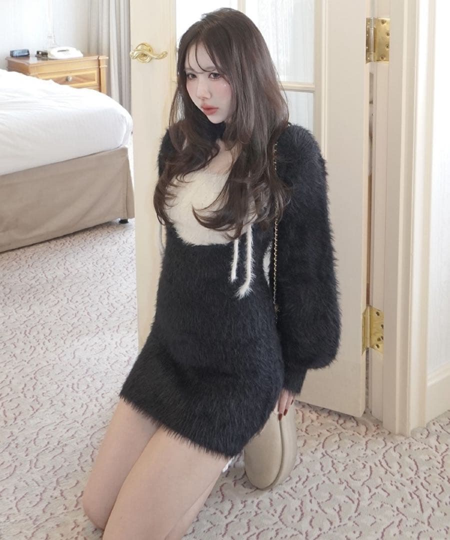 【値下げ‼️】amerge. onepiece ribbon cami set