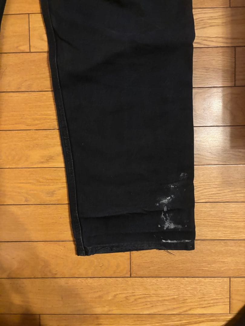 ★カーハート　ダブルニー　36 x 32 ブラック★ 神サイズ