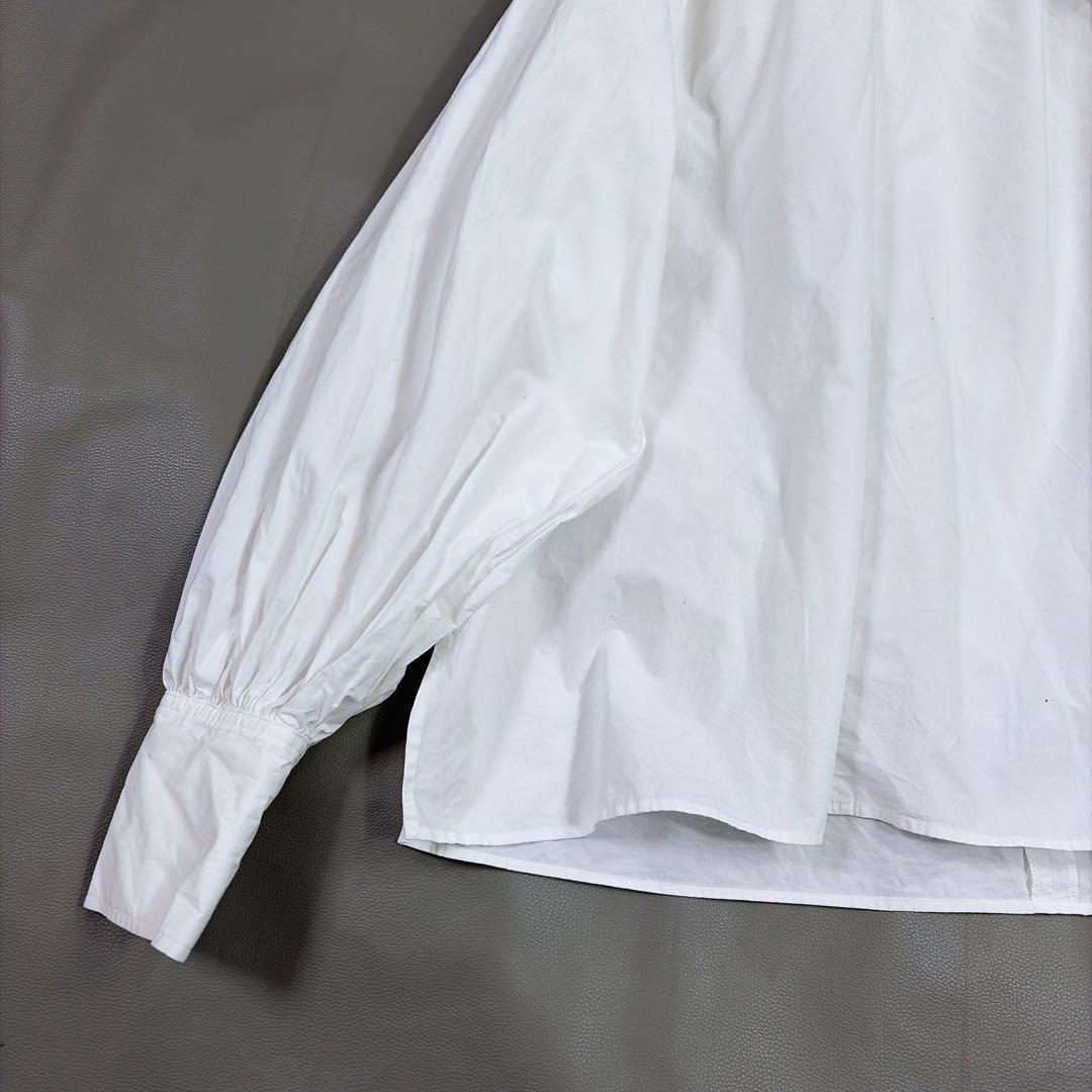 Whim Gazette ウィムガゼット ボウタイドルマンブラウス ホワイト Ｆ