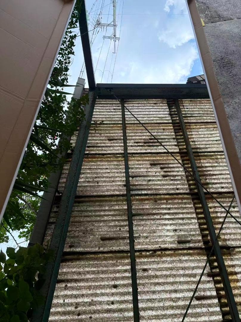 【美品】スタンドミラー 壁掛け 割れない鏡 幅60x160cm 白色 6番