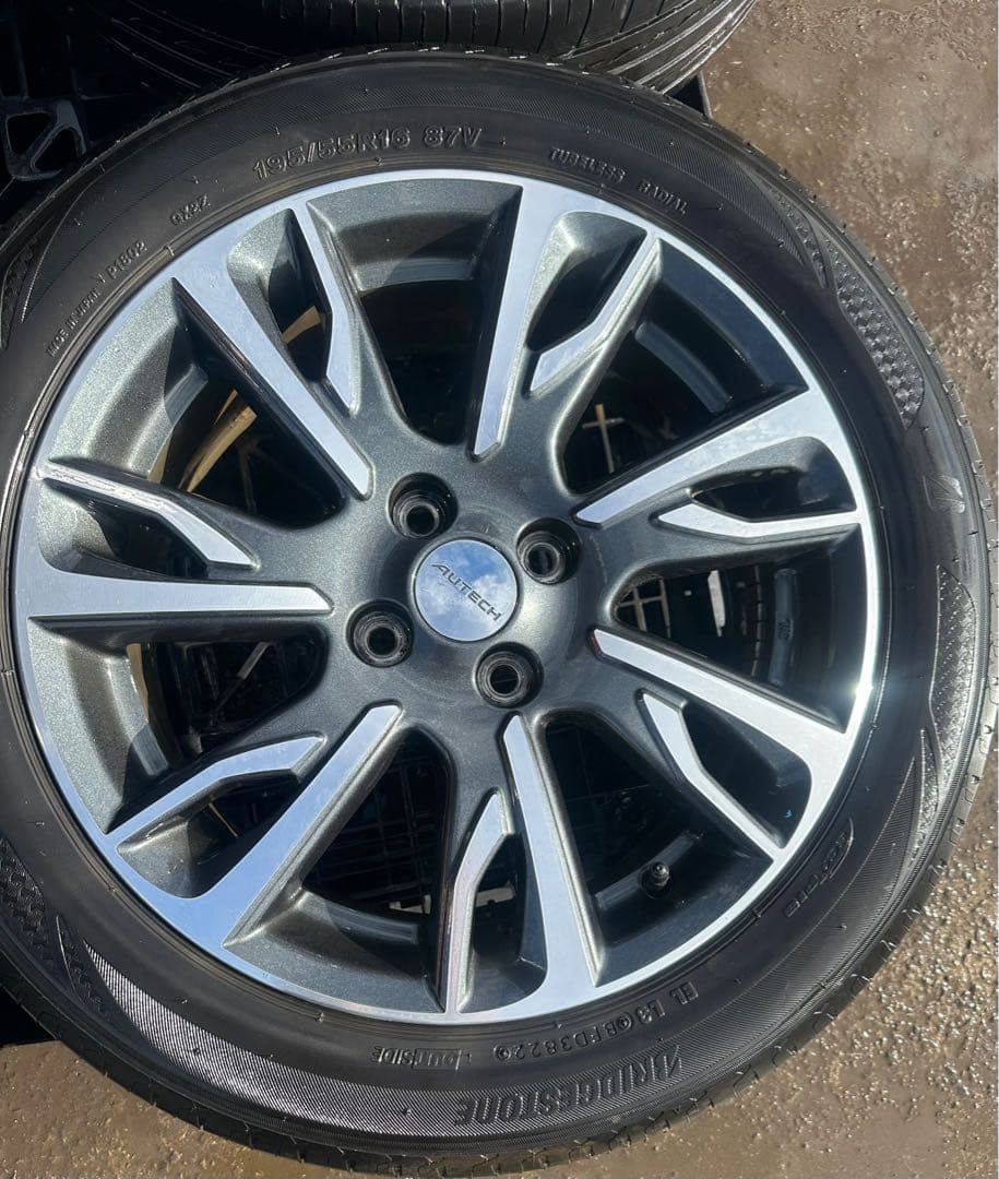 ノート HE12　AUTECH オーテックアルミホイールタイヤ4本セット