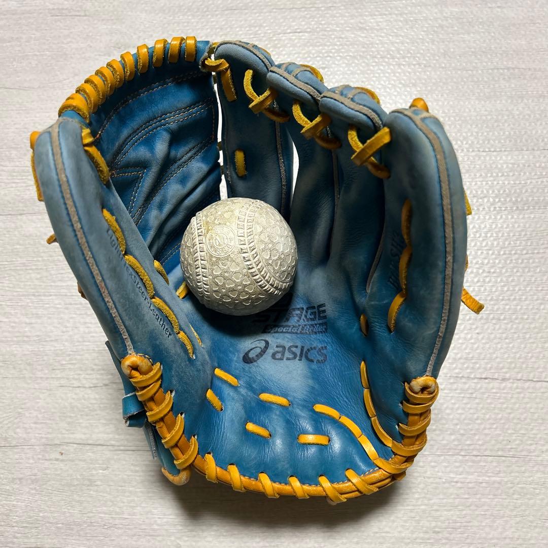 アシックス　軟式用グローブ　投手用