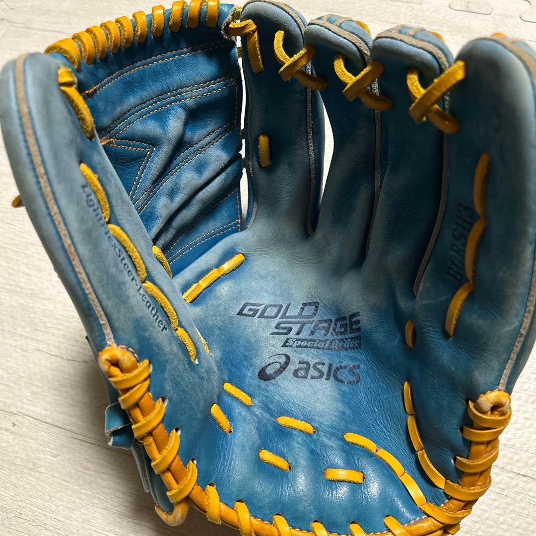アシックス　軟式用グローブ　投手用