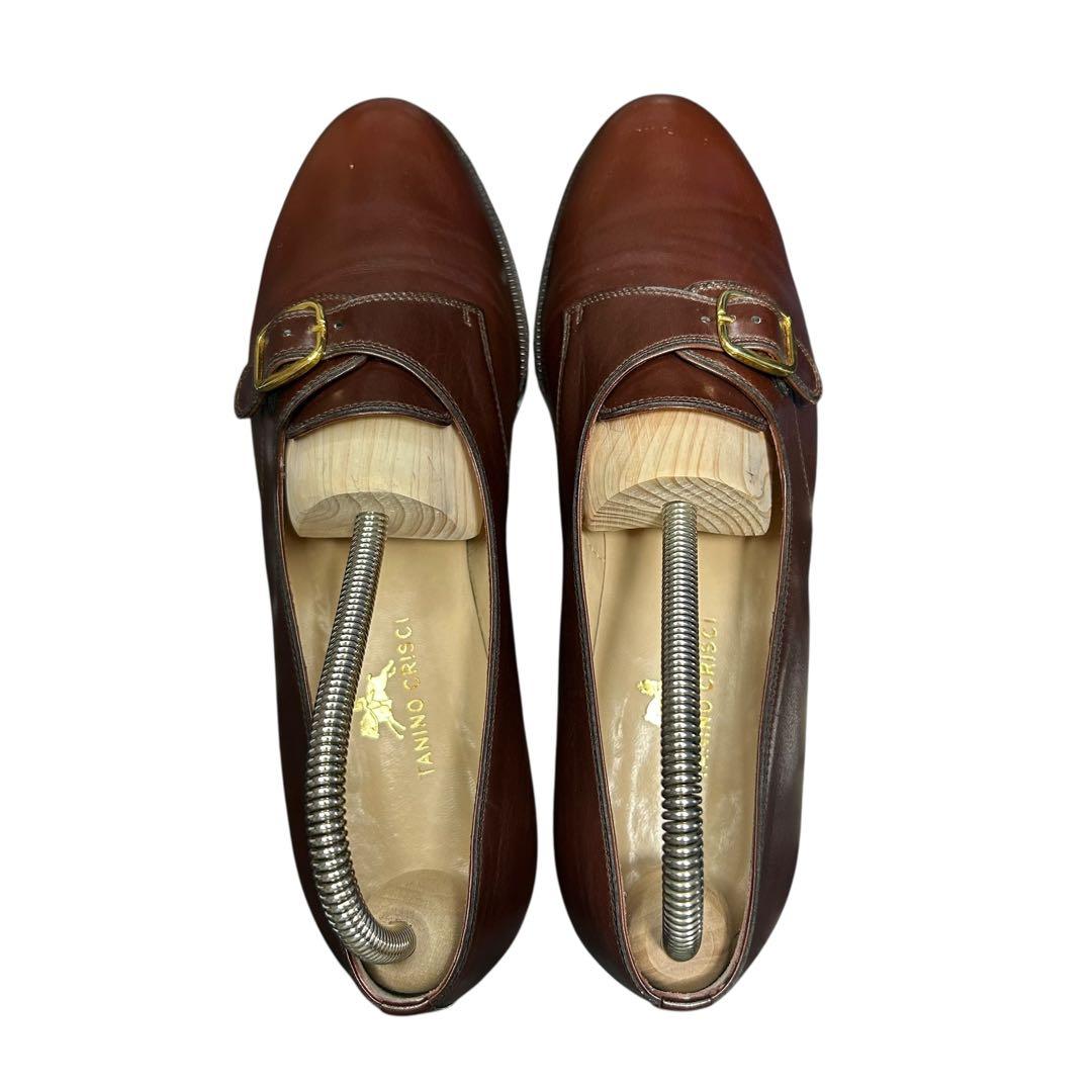 TANINO CRISCI タニノクリスチー モンクストラップ ブラウン 36