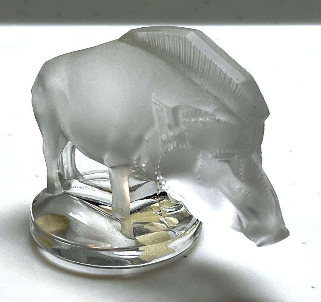 時代 ラリック 猪 干支 ペーパーウェイト 特価