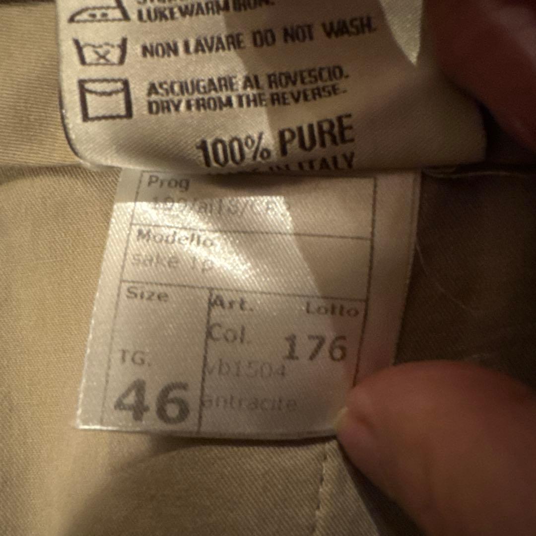 ベルウォッチ 46 ダークネイビー タック入りスラックス