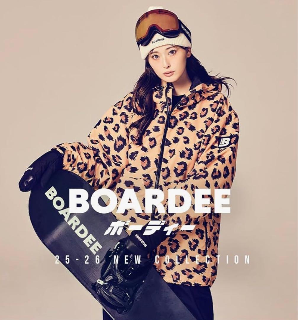 BOARDDEE ヒョウ柄 スノーボードウェア 上下セット