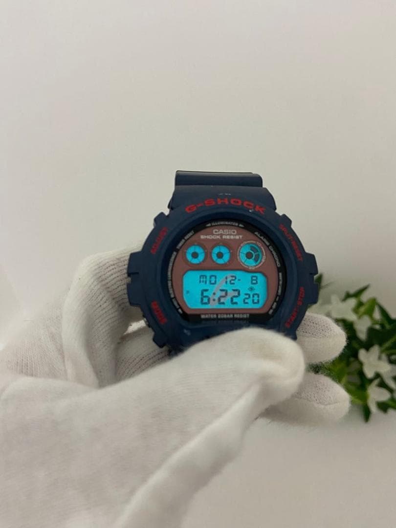 稼動　G-SHOCK G-FACTORY ネイビーレッド　DW-6900NB