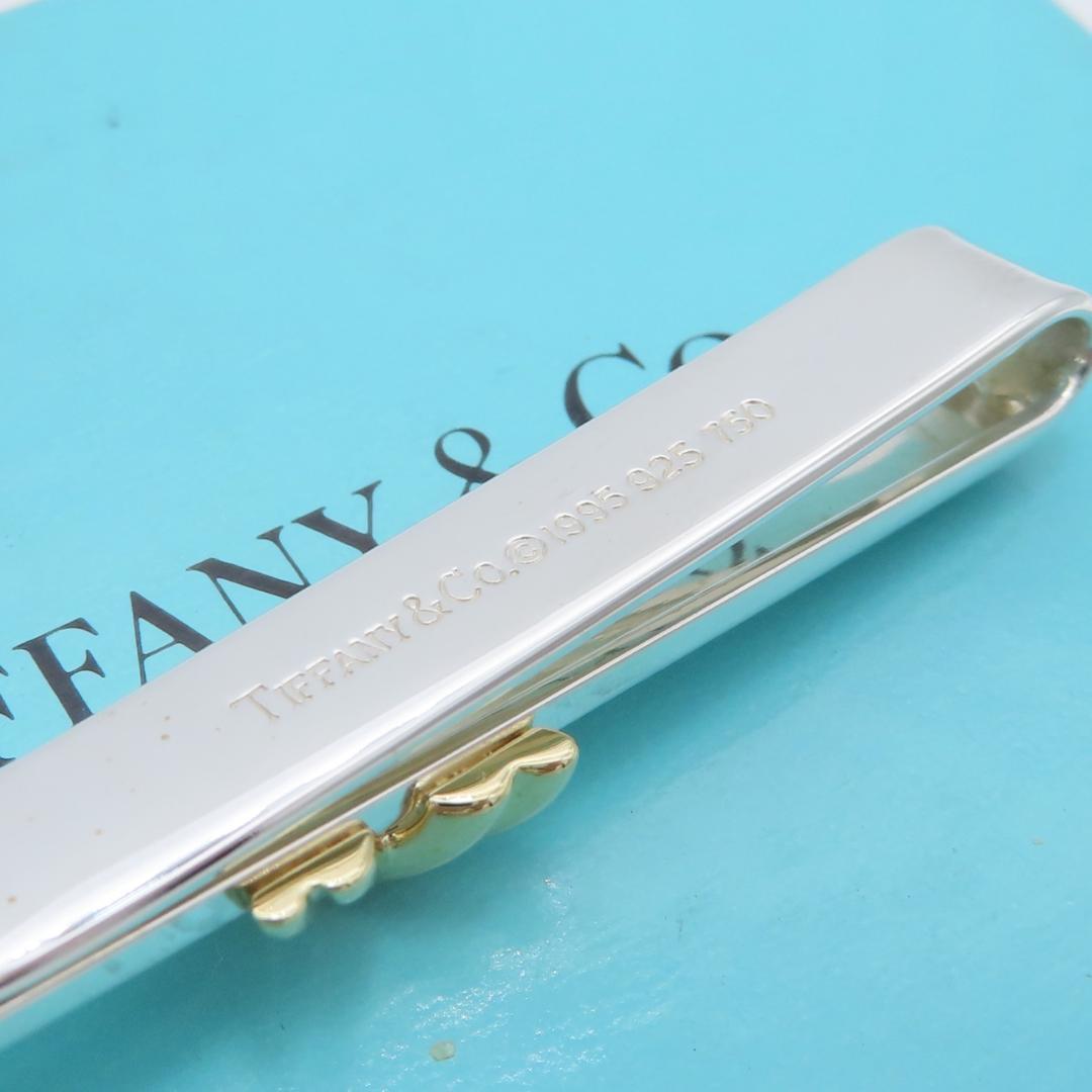 ティファニー ゴールド シグネチャー コンビ タイピン ネクタイ HH349