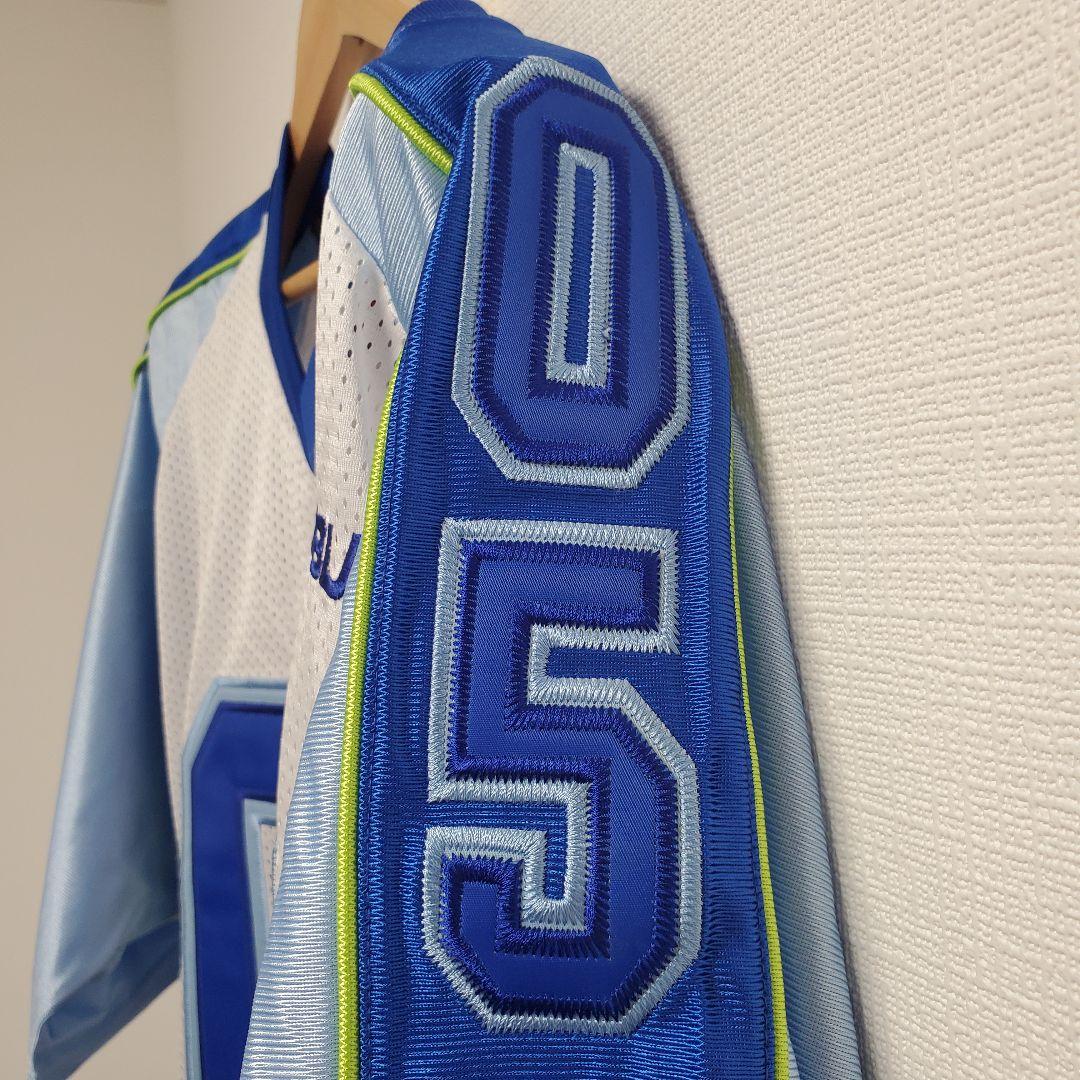 美品 FUBU XLサイズ 90s ゲームシャツ フットボールシャツ メッシュ