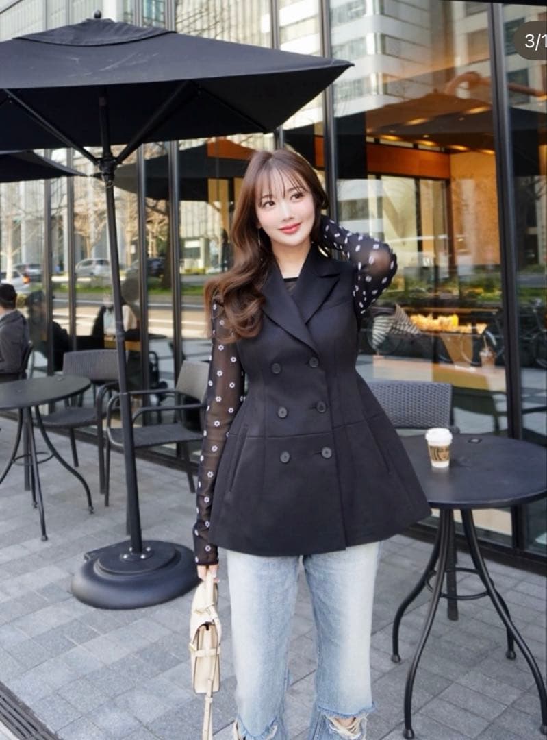 HYEON バレリーナジレ 黒♡美品