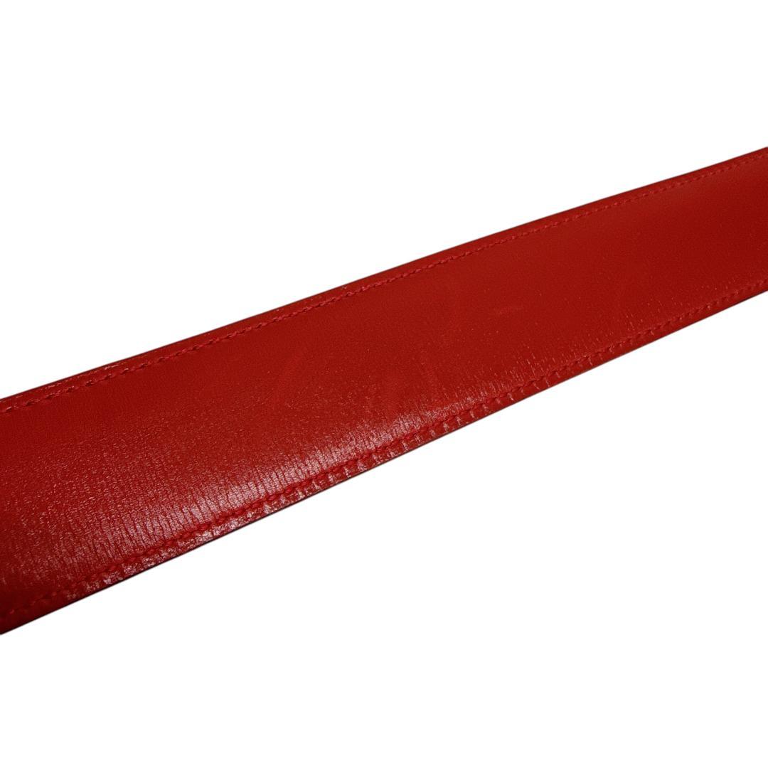 希少　HERMES エルメス ホースビット ベルト Z刻印 レザー レッド