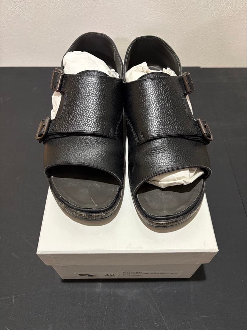 P*k様 F.LLI GIACOMETTI ジャコメッティ レザーサンダル 42