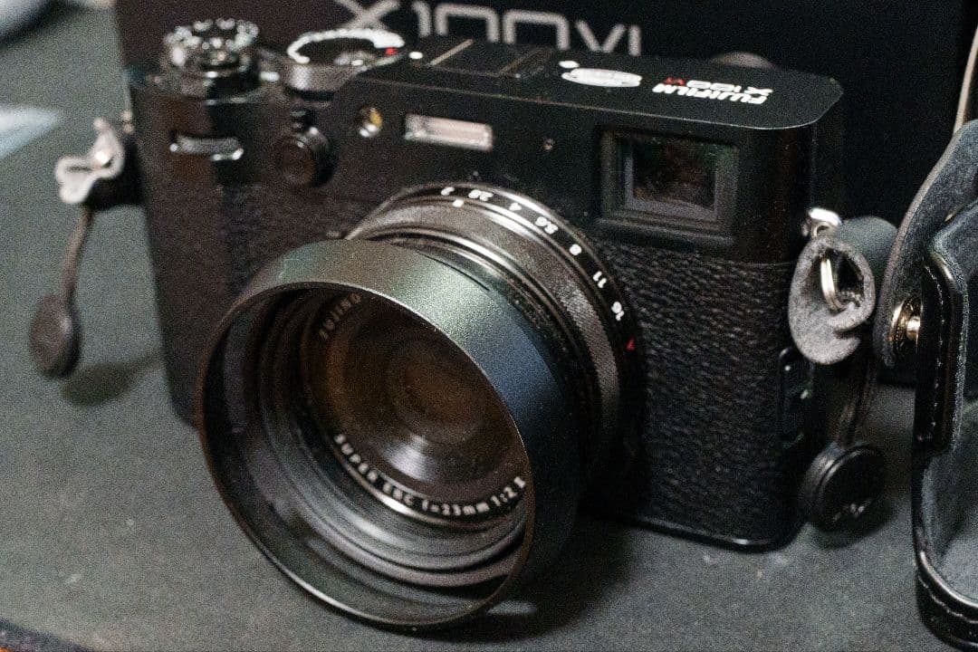 FUJIFILM X100VI ブラック レザーケース付き