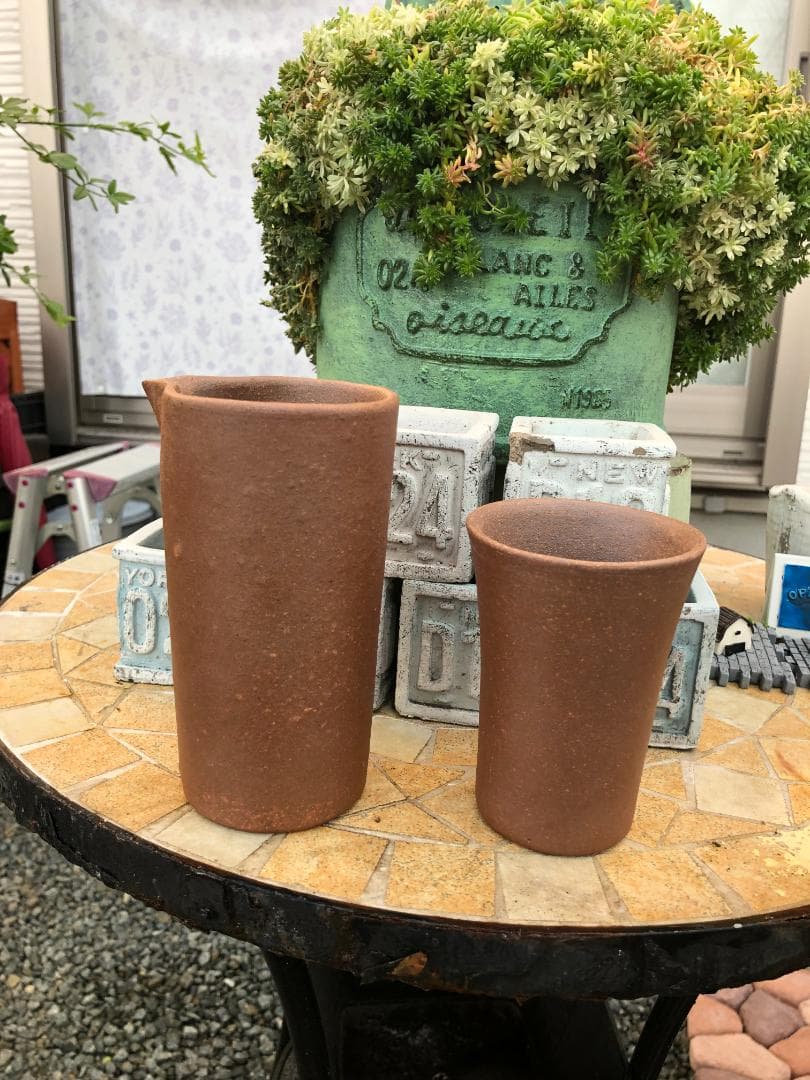 高線量 バドガシュタイン鉱石　高線量ラジウム鉱石含有　水差し＆カップ